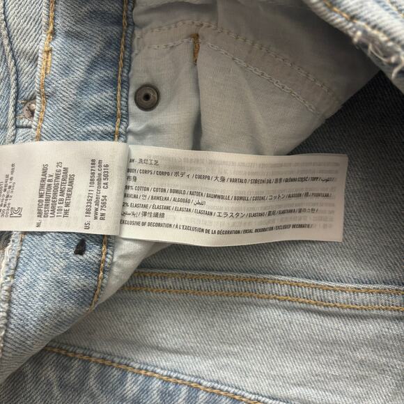 Abercrombie & Fitch The 90s Straight Jeans Blue Denim Y2K Vintage 31 - Picture 6 of 6